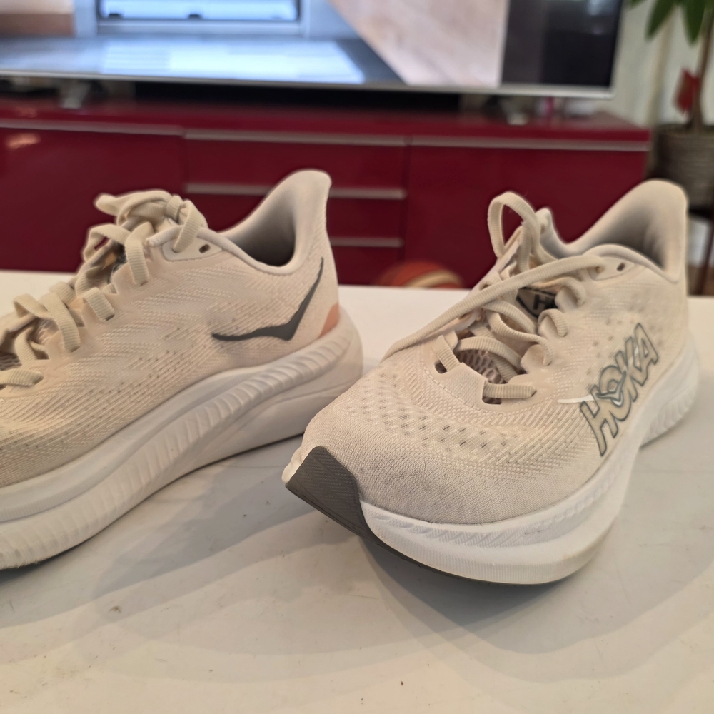 Hoka White Athletic Shoes